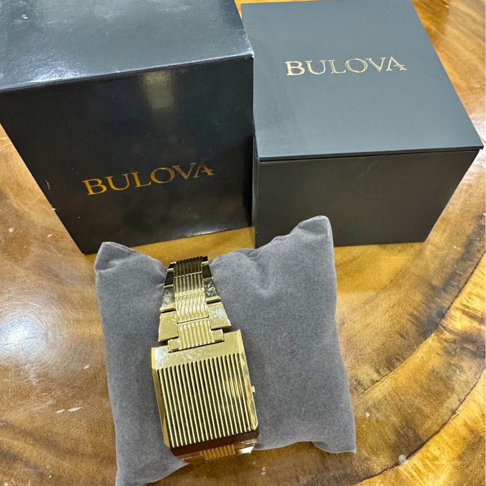 Bulova Computron Men's Gold-Tone Watch